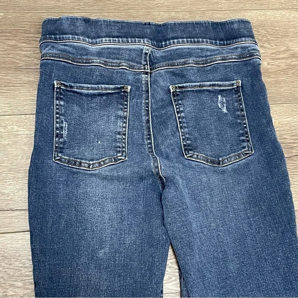 Spanx Distressed Ankle Skinny Jeans in Medium Wash High Rise Sz M Style 20203R. - Picture 8 of 10